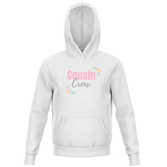 Cousin Crew Pink Big And Beautiful Kids' Hoodie - White - 11-12 Jahre - Weiß on Productcaster.