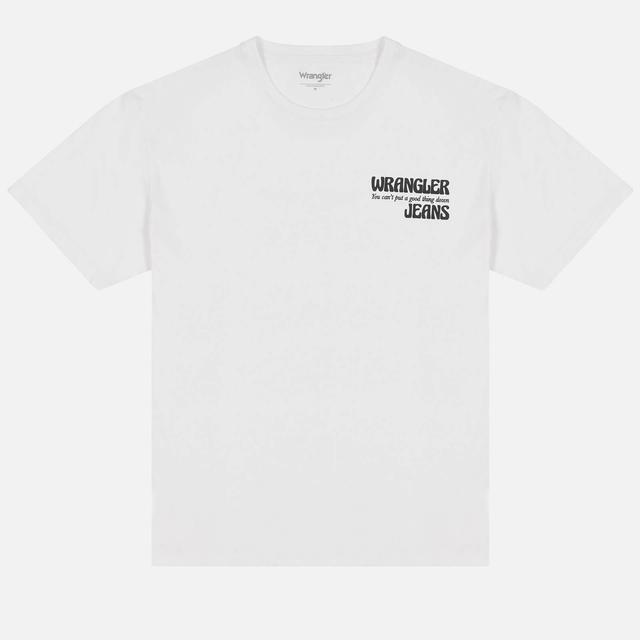 Wrangler Contrast Slogan Cotton T-Shirt - L on Productcaster.