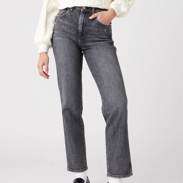 Wrangler Mom Straight Denim-Blend Jeans - W30 L32 on Productcaster.