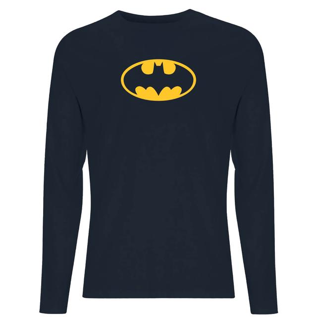 Camiseta de manga larga para hombre Justice League Batman Logo - Azul marino - XXL - Azul Marino on Productcaster.