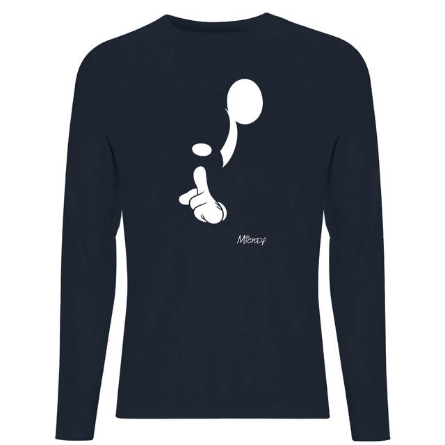 Shush Men's Long Sleeve T-Shirt - Navy - XXL - Marineblau on Productcaster.