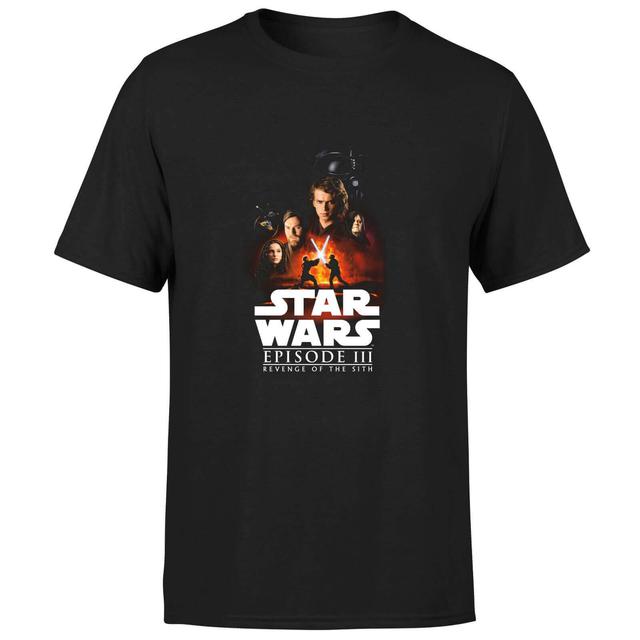 Star Wars Revenge Of The Sith Unisex T-Shirt - Black - XXL - Black on Productcaster.