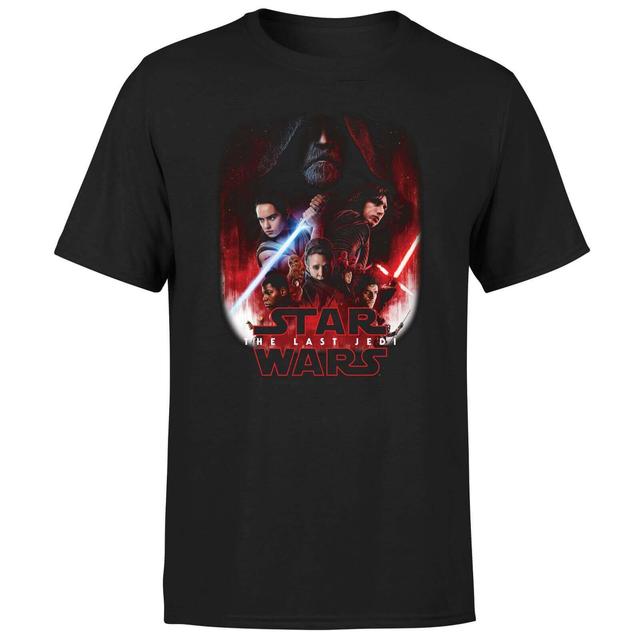 Star Wars The Last Jedi Unisex T-Shirt - Black - 4XL - Noir on Productcaster.