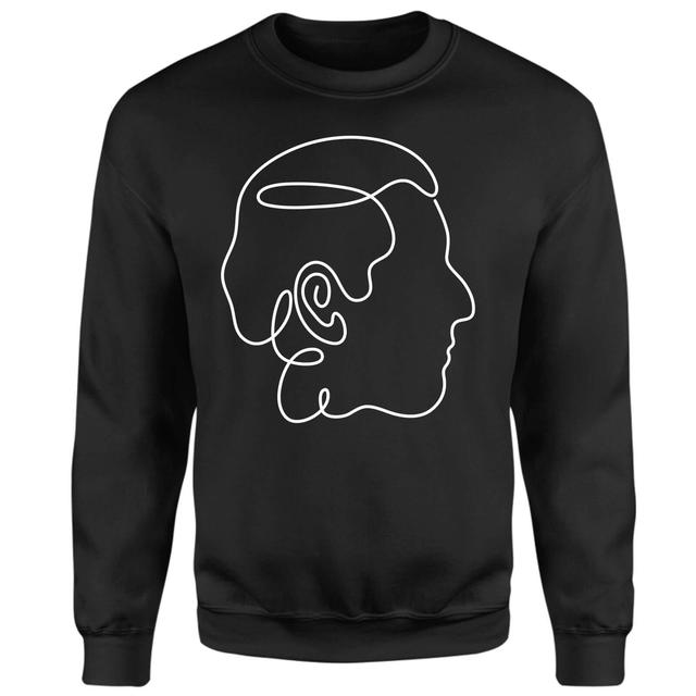 Charles Linework Sweatshirt - Black - XL - Schwarz on Productcaster.