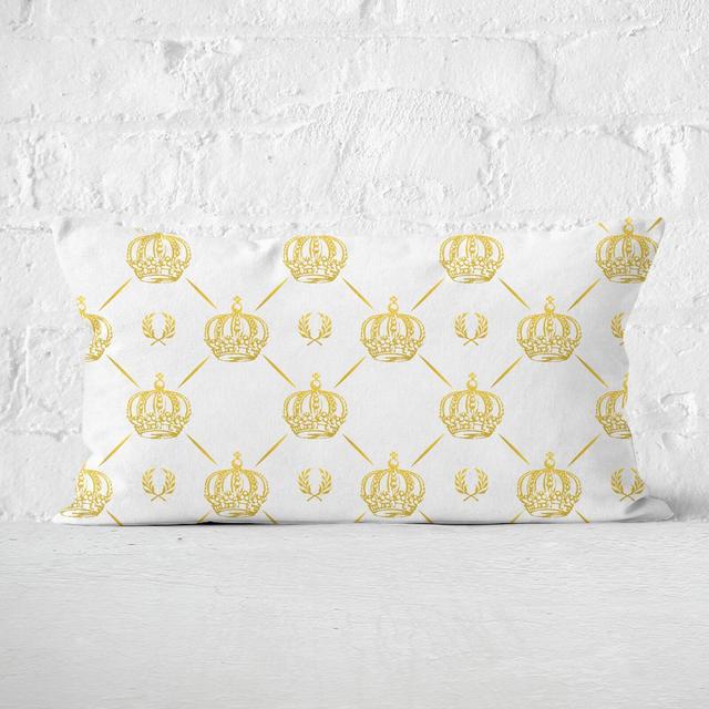 Royal Pattern Rectangular Cushion - 30x50cm - Soft Touch on Productcaster.