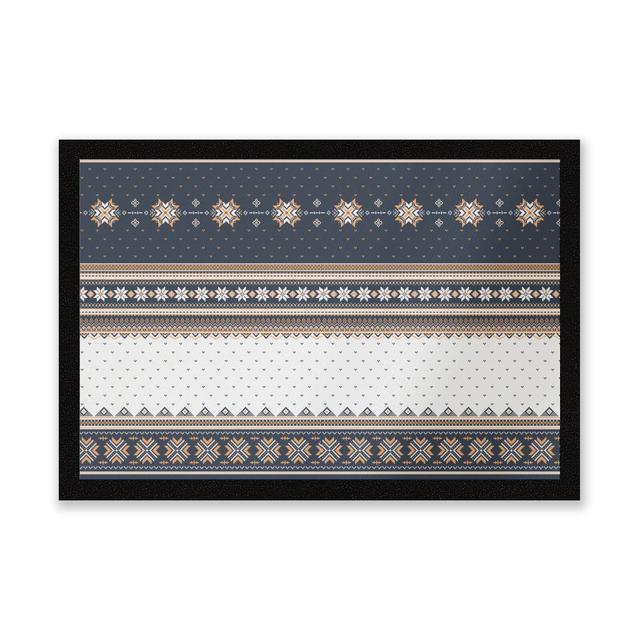 Festive Knit Print Entrance Mat on Productcaster.