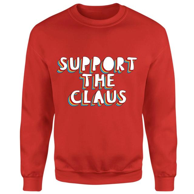 Support The Claus Sweatshirt - Red - L - Rot on Productcaster.