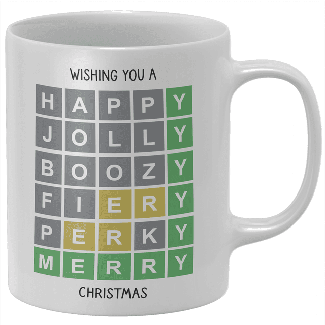 Word Puzzle Christmas Mug on Productcaster.