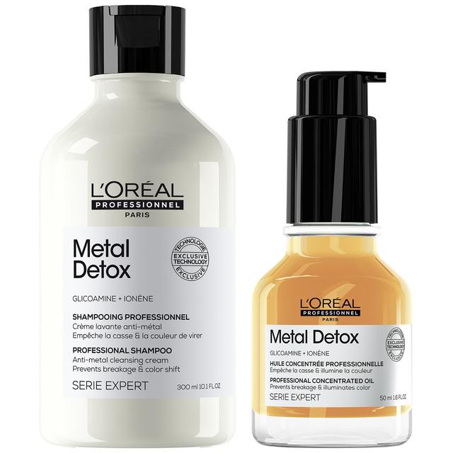 L'Oréal Professionnel Metal Detox Oil and Shampoo Bundle on Productcaster.