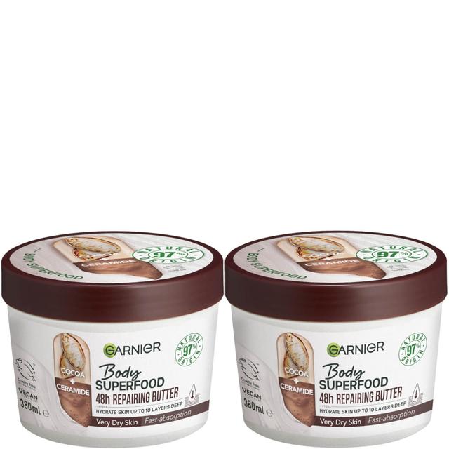 Garnier Body Superfood, Nourishing Body Cream Duos - Cocoa & Ceramide on Productcaster.