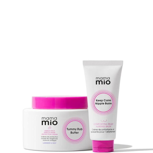 Mama Mio Tummy Rub Butter Lavendar and Mint and Calm Nipple Balm Duo on Productcaster.