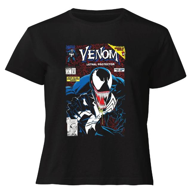 Venom Lethal Protector Women's Cropped T-Shirt - Black - XL - Schwarz on Productcaster.