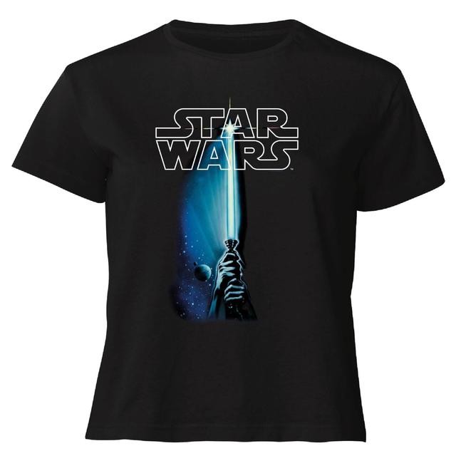 Camiseta corta Classic Lightsaber para mujer de Star Wars - Negro - XXL - Negro on Productcaster.