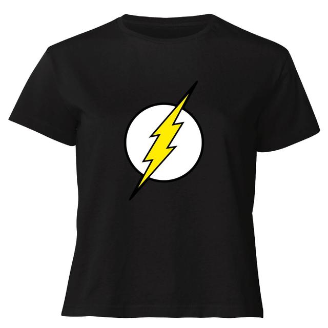 Camiseta corta Flash Logo para mujer de Justice League - Negro - M - Negro on Productcaster.