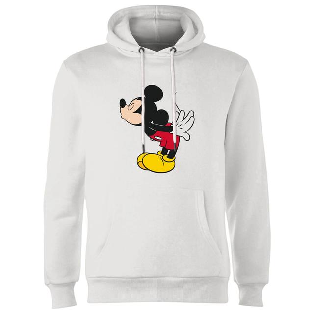 Disney Mickey Mouse Mickey Split Kiss Hoodie - White - XXL - White on Productcaster.