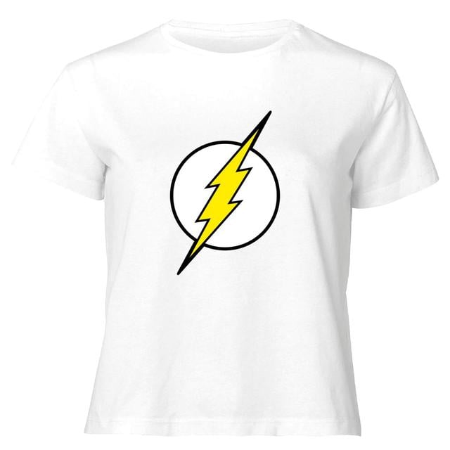 Camiseta corta Flash Logo para mujer de Justice League - Blanco - XL - Blanco on Productcaster.