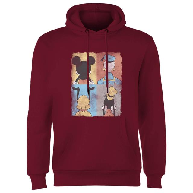 Sudadera con capucha Goofy Tiles Pluto del Pato Donald Disney - Burdeos - XXL - Burgundy on Productcaster.