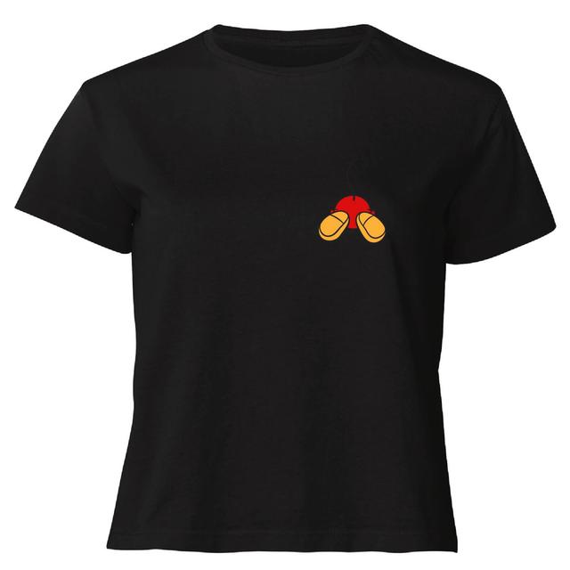 Camiseta corta Backside de Disney para mujer - Negro - XXL - Negro on Productcaster.