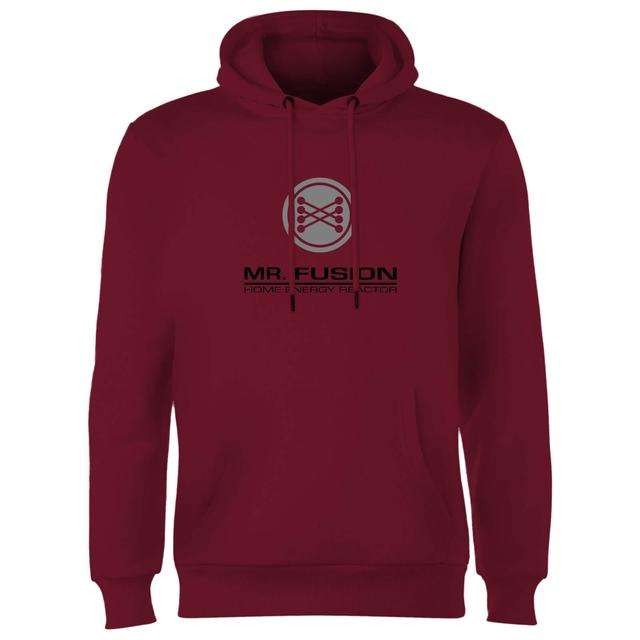 Back To The Future Mr Fusion Hoodie - Burgundy - S on Productcaster.