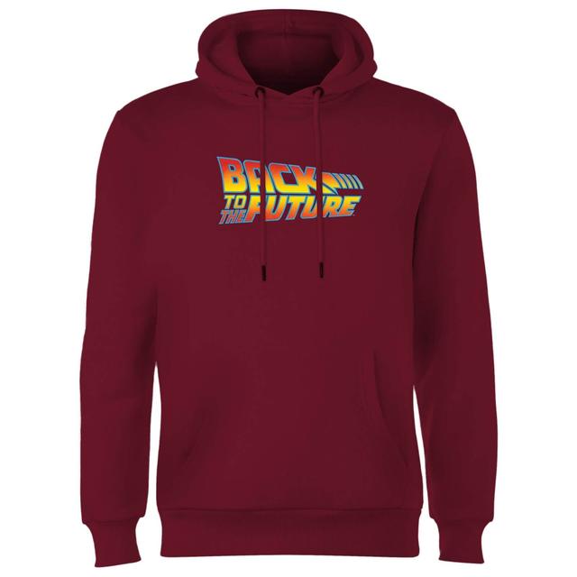 Sudadera con capucha Classic Logo de Back To The Future - Burdeos - S - Burgundy on Productcaster.