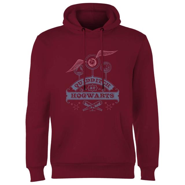 Harry Potter Quidditch At Hogwarts Hoodie - Burgundy - XL - Burgundy on Productcaster.