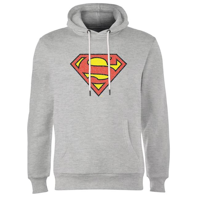 Sudadera con capucha con el logotipo de Superman - Gris - M - Grey on Productcaster.