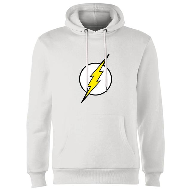 Sudadera con capucha Justice League Flash Logo - Blanco - M - Blanco on Productcaster.