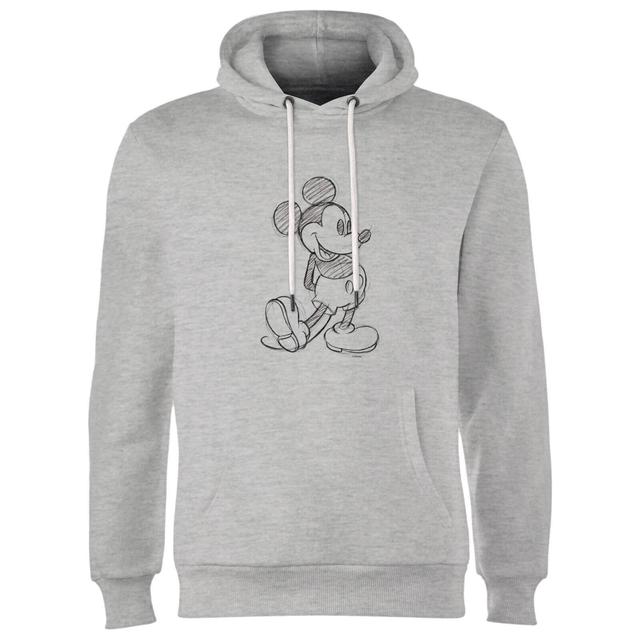 Disney Mickey Mouse Sketch Hoodie - Grey - L - Grey on Productcaster.