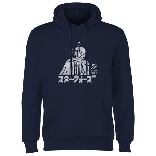 Star Wars Kana Boba Fett Hoodie - Navy - S - Marinblå on Productcaster.