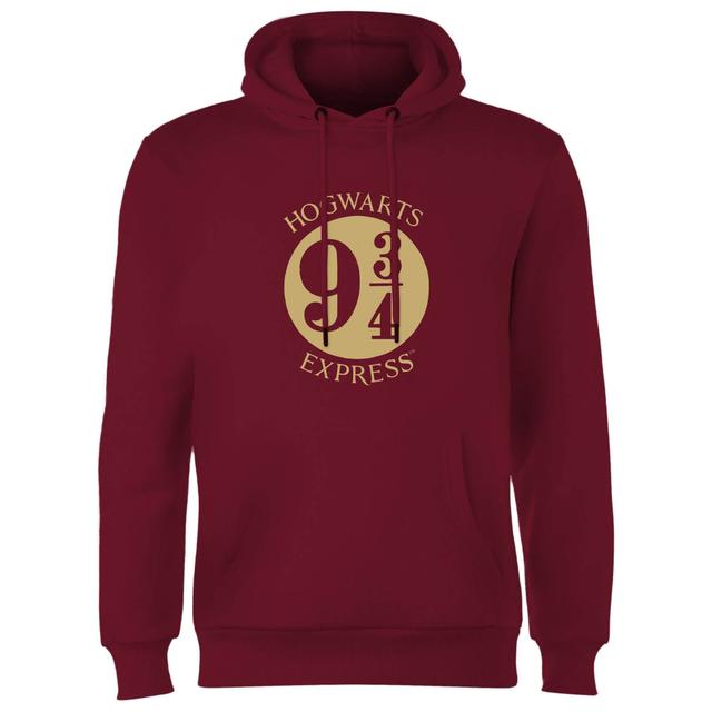 Harry Potter Platform Hoodie - Burgundy - XL - Burgundy on Productcaster.