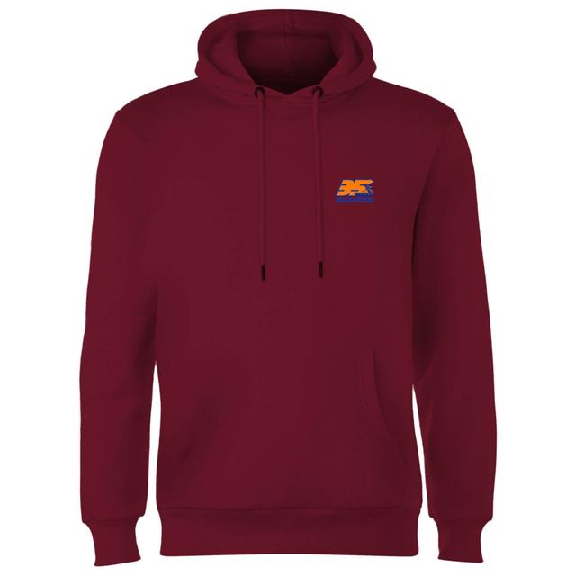 Sudadera con capucha delantera 35 Hill Valley de Back To The Future - Burdeos - L - Burgundy on Productcaster.