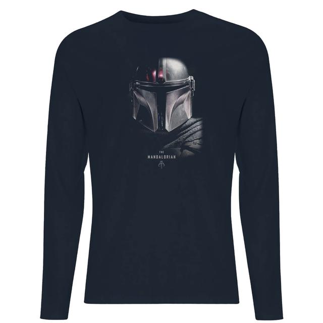 Camiseta de manga larga The Mandalorian Poster para hombre de Star Wars - Azul marino - L - Azul Marino on Productcaster.