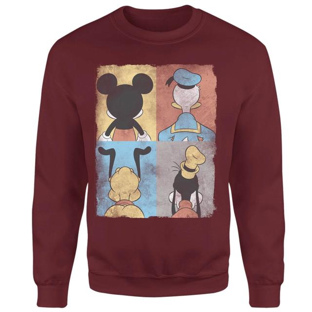 Sudadera Goofy Tiles Pluto de Mickey Mouse del Pato Donald - Burdeos - XXL - Burgundy on Productcaster.