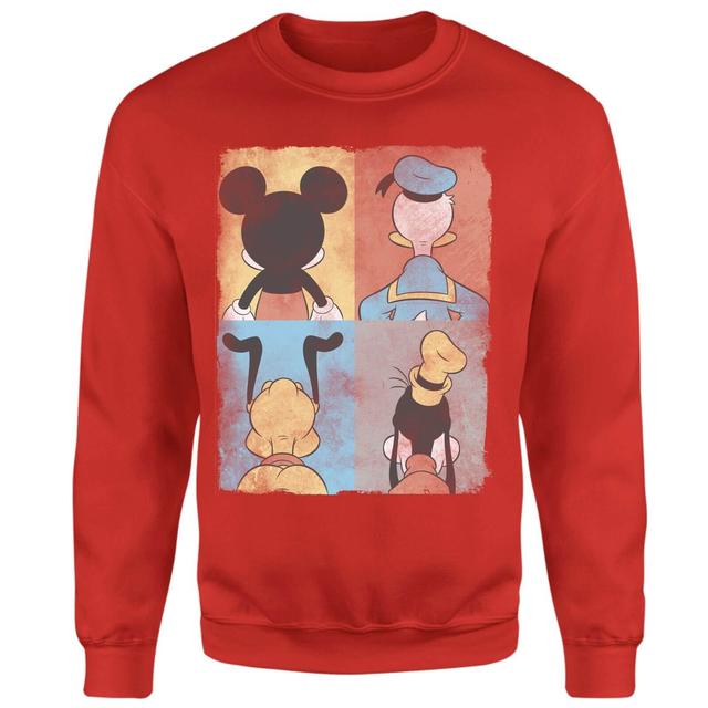 Sudadera Goofy Tiles Pluto de Mickey Mouse del Pato Donald - Rojo - XL - Rojo on Productcaster.