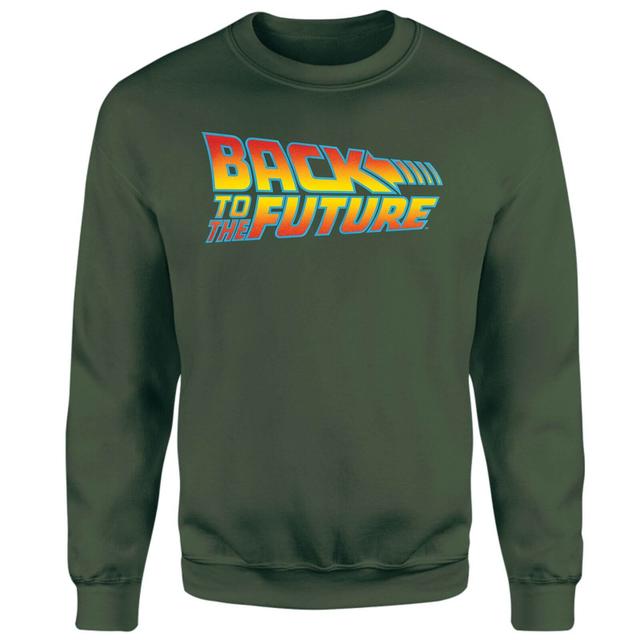 Sudadera con logotipo clásico de Back To The Future - Verde - XXL - Verde on Productcaster.