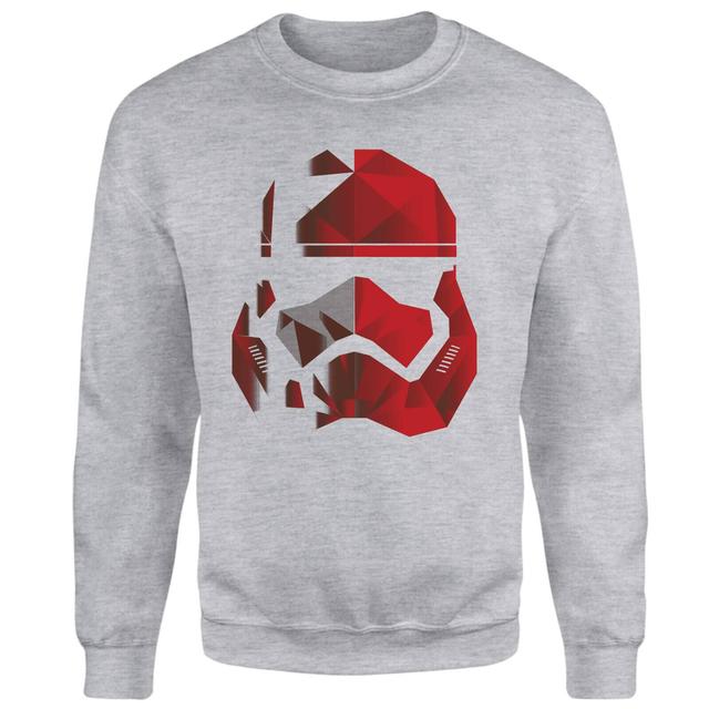 Sudadera negra con casco Trooper de Jedi Cubist - Gris - XXL - Grey on Productcaster.