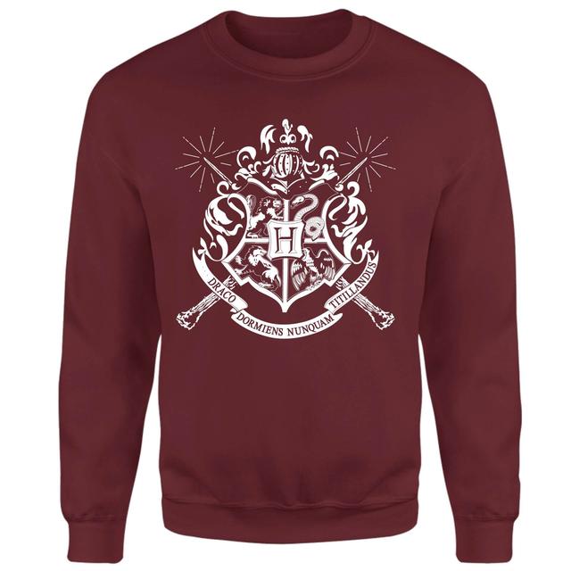 Harry Potter Hogwarts House Crest Sweatshirt - Burgundy - S on Productcaster.