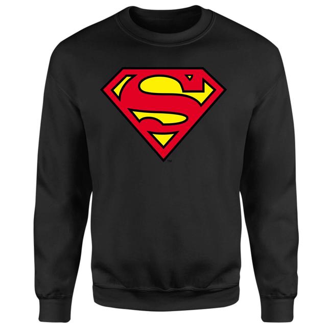 Sudadera con escudo oficial de Superman - Negro - XS - Negro on Productcaster.