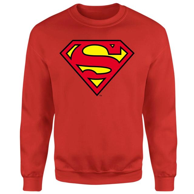 Sudadera con escudo oficial de Superman - Rojo - XS - Rojo on Productcaster.