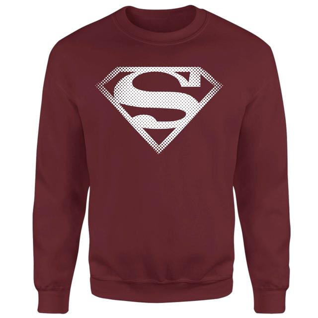 Sudadera con logotipo Spot de Superman - Burdeos - S - Burgundy on Productcaster.