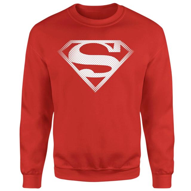 Superman Spot Logo Sweatshirt - Red - XL on Productcaster.