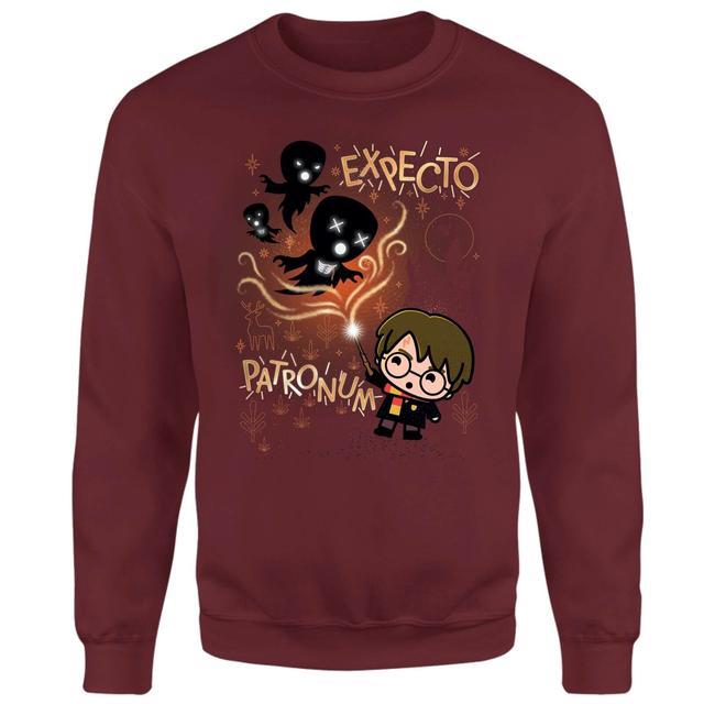 Sudadera Expecto Patronum para niños de Harry Potter - Burdeos - M - Borgoña on Productcaster.