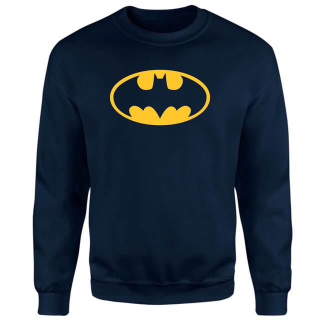 Justice League Batman Logo Sweatshirt - Navy - S - Navy on Productcaster.