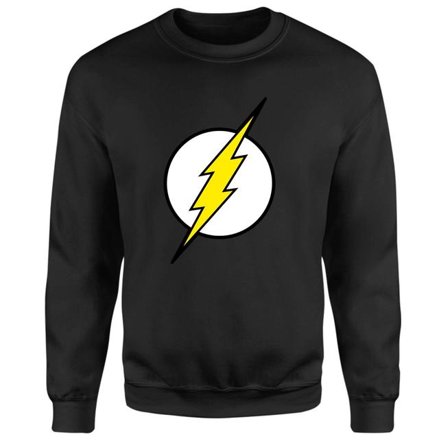 Justice League Flash Logo Sweatshirt - Black - M - Black on Productcaster.