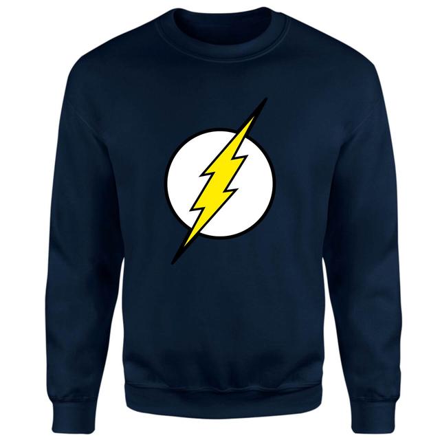 Justice League Flash Logo Sweatshirt - Navy - M - Blu Navy on Productcaster.