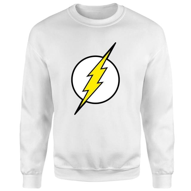 Sudadera con logotipo Flash de Justice League - Blanco - L - Blanco on Productcaster.