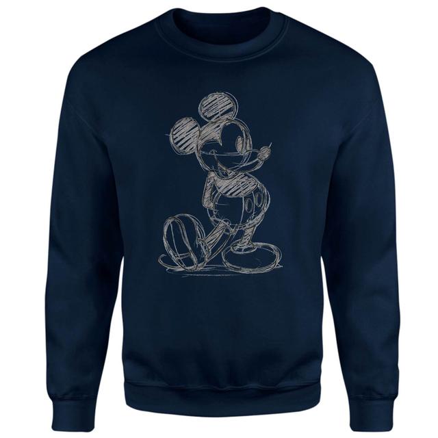 Disney Mickey Mouse Sketch Sweatshirt - Navy - M - Navy on Productcaster.