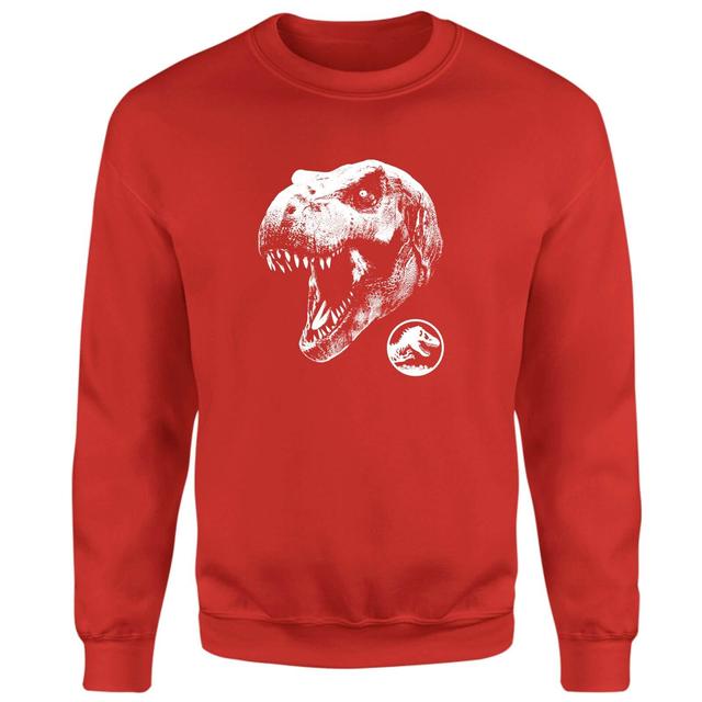 Sudadera T Rex de Jurassic Park - Rojo - XL - Rojo on Productcaster.