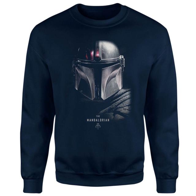 Star Wars The Mandalorian Poster Sweatshirt - Navy - XS - Navy on Productcaster.