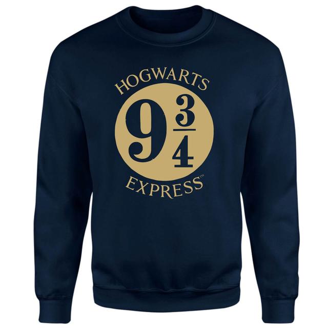 Harry Potter Platform Sweatshirt - Navy - XXL - Marineblau on Productcaster.